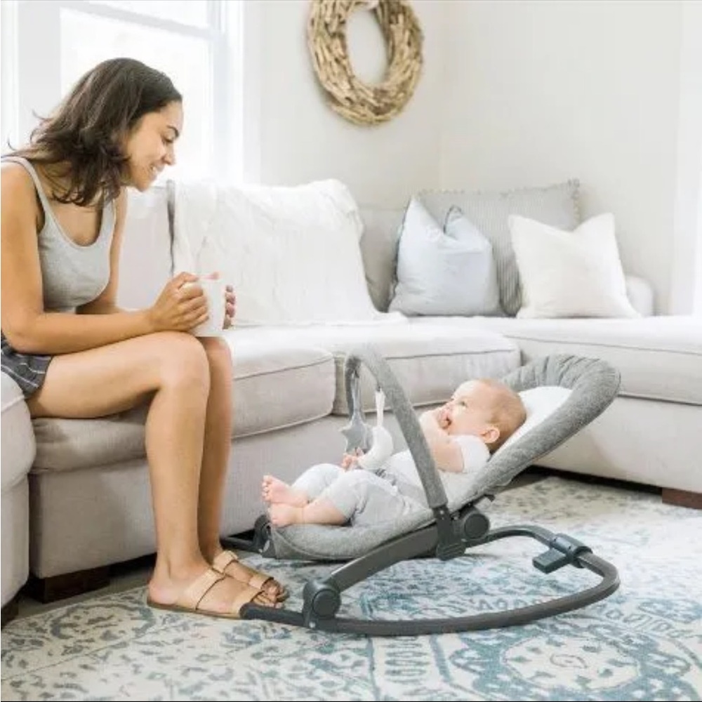 Gray Baby Rocker - Picture 6 of 7